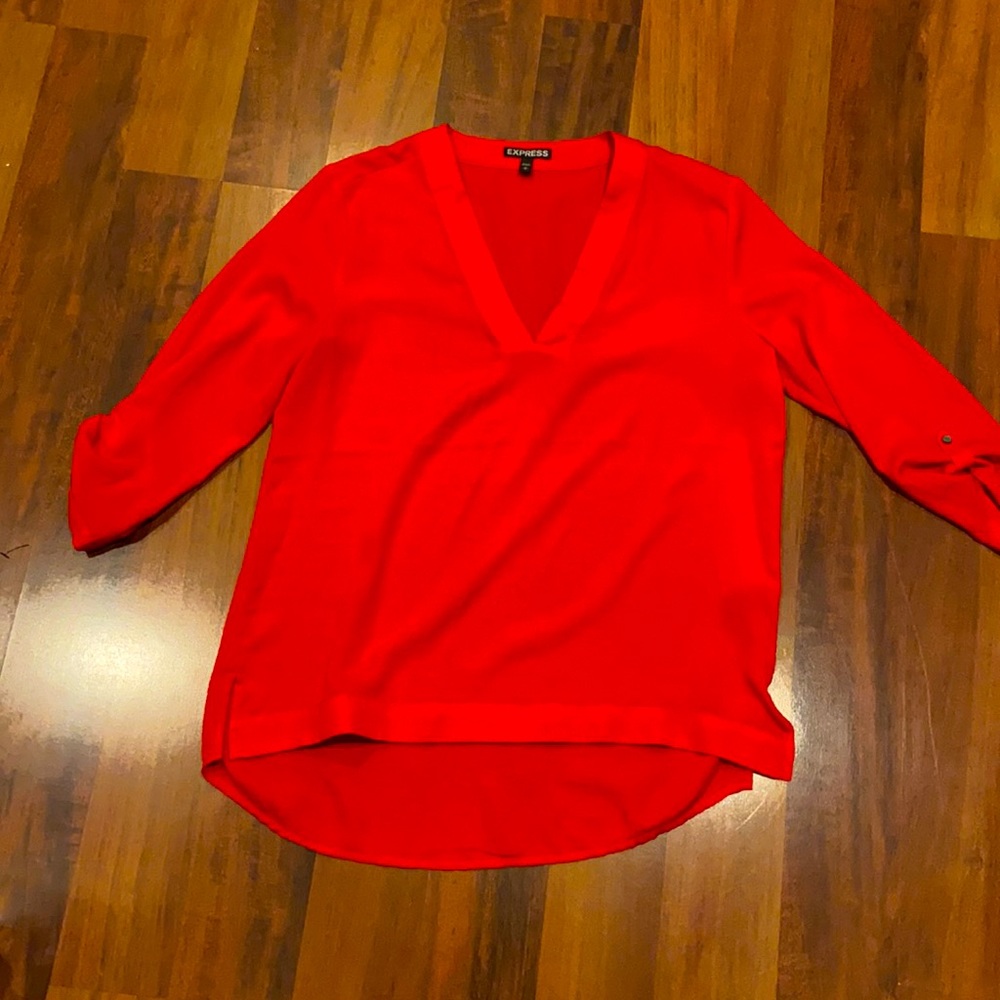 Red Express blouse